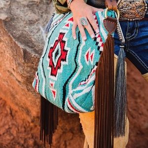 Espuela -saddle blanket bag- calico lake